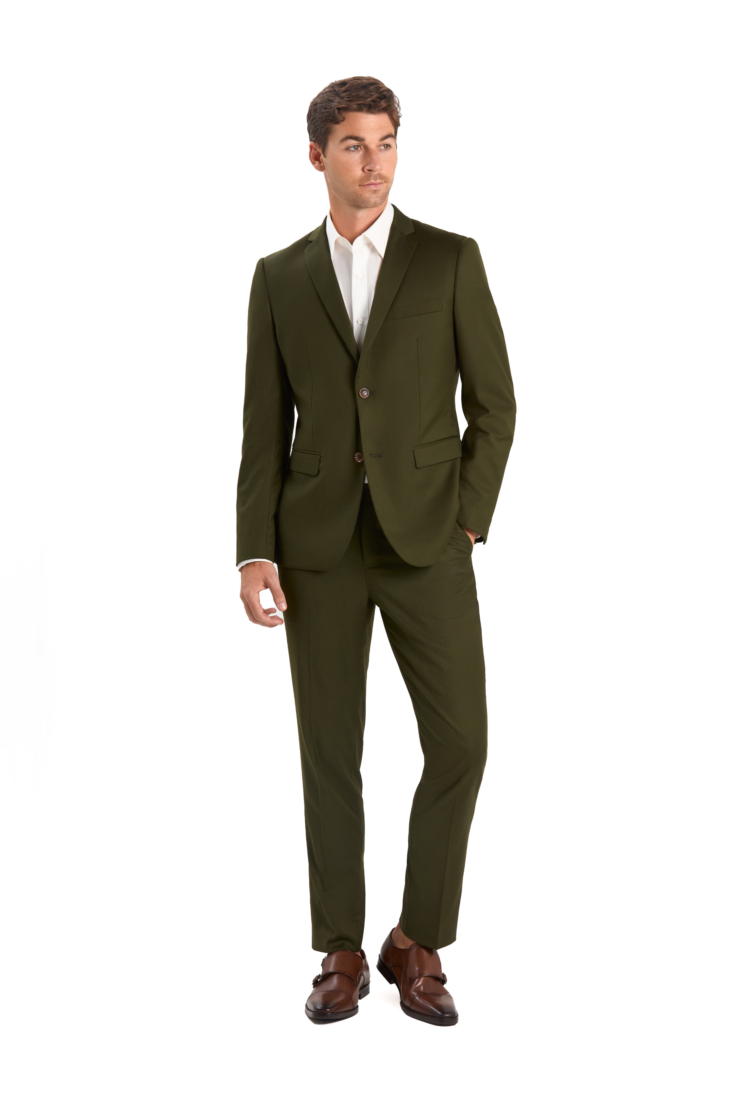 Olive Green 2 Button Suit - Giorgio Men's Wear - Chattanooga, TN Olive Green 2 Button Suit - Giorgio Men's Wear - Chattanooga, TN