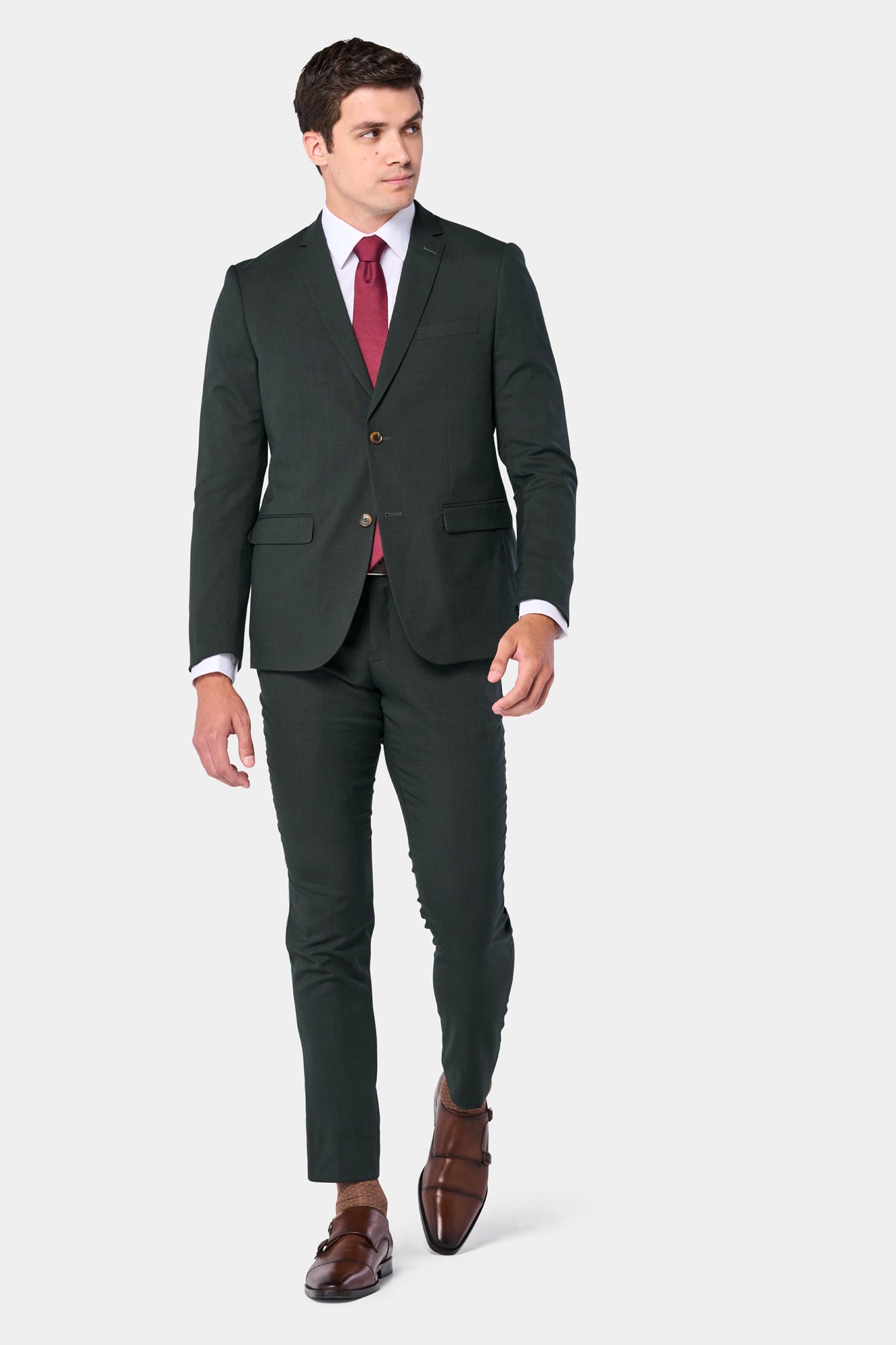 Olive Green Sharkskin 2 Button Suit - Giorgio Men's Wear - Chattanooga, TN Olive Green Sharkskin 2 Button Suit - Giorgio Men's Wear - Chattanooga, TN