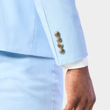 Sky Blue 2 Button Suit