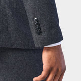Charcoal Gray Tweed 3 Piece Suit