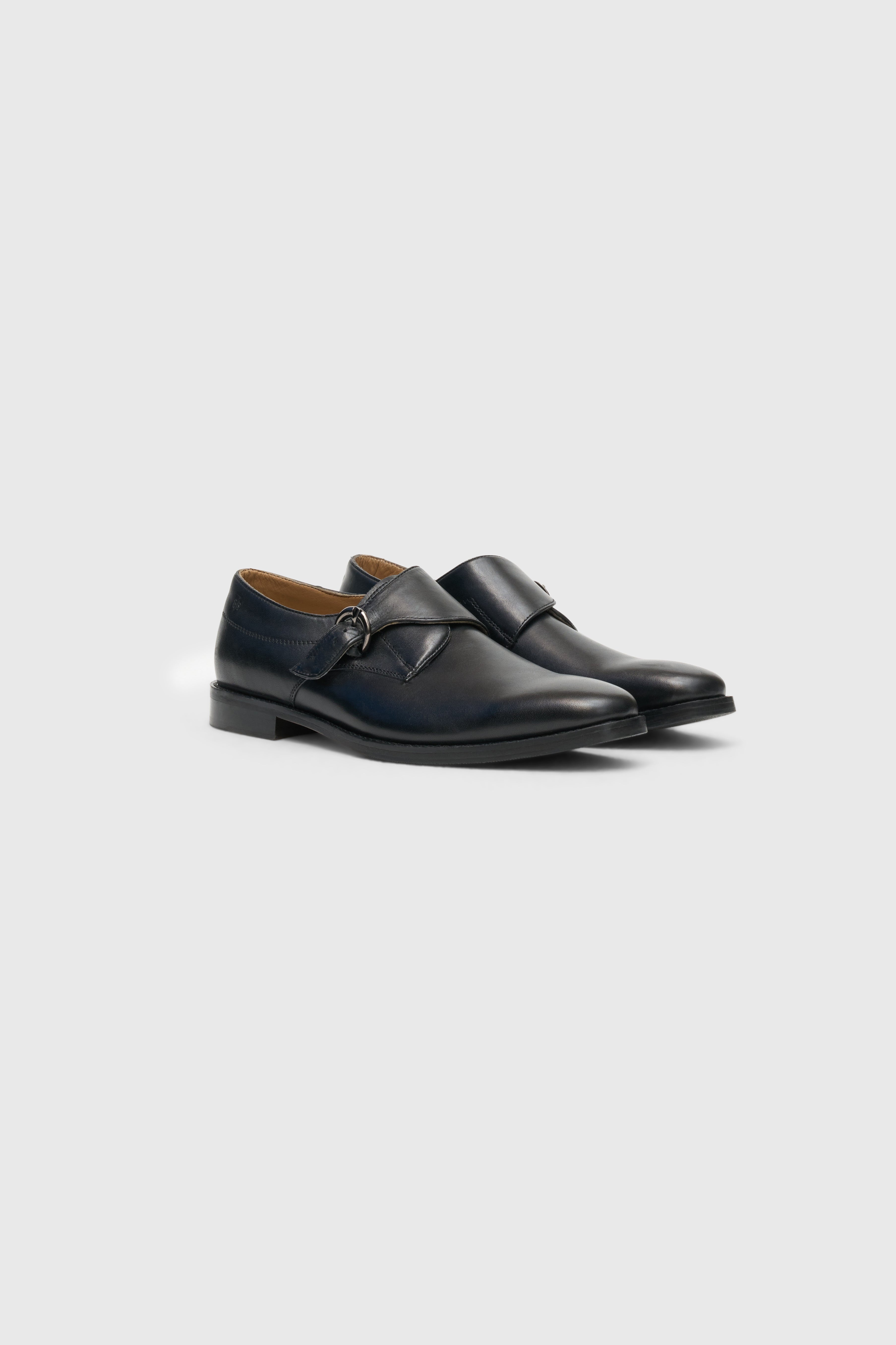 Black Monk Strap Shoes Giorgio Men's Wear Black Monk Strap Shoes Giorgio Men's Wear
