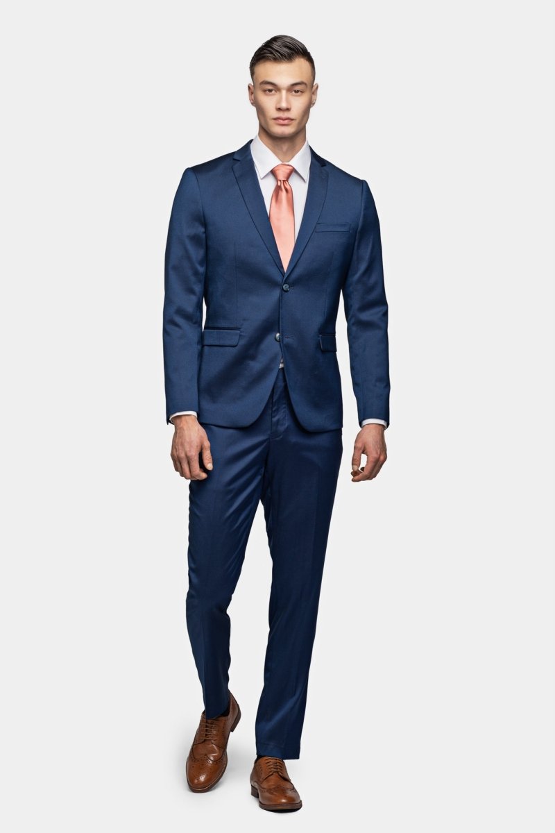 Blue Tickweave 2 Button Suit - Giorgio Men's Wear - Chattanooga, TN Blue Tickweave 2 Button Suit - Giorgio Men's Wear - Chattanooga, TN