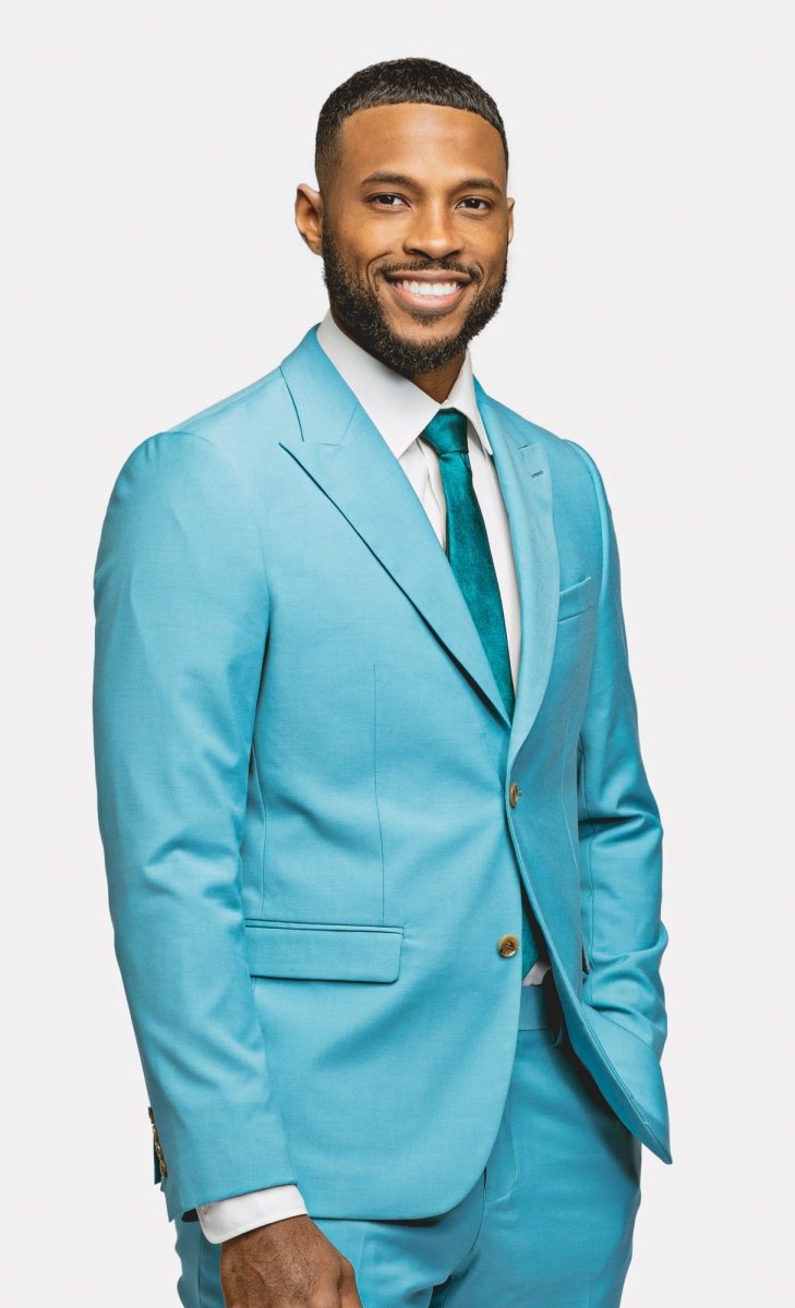 Turquoise 2 Button Suit - Giorgio Men's Wear - Chattanooga, TN Turquoise 2 Button Suit - Giorgio Men's Wear - Chattanooga, TN