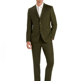 Olive Green 2 Button Suit