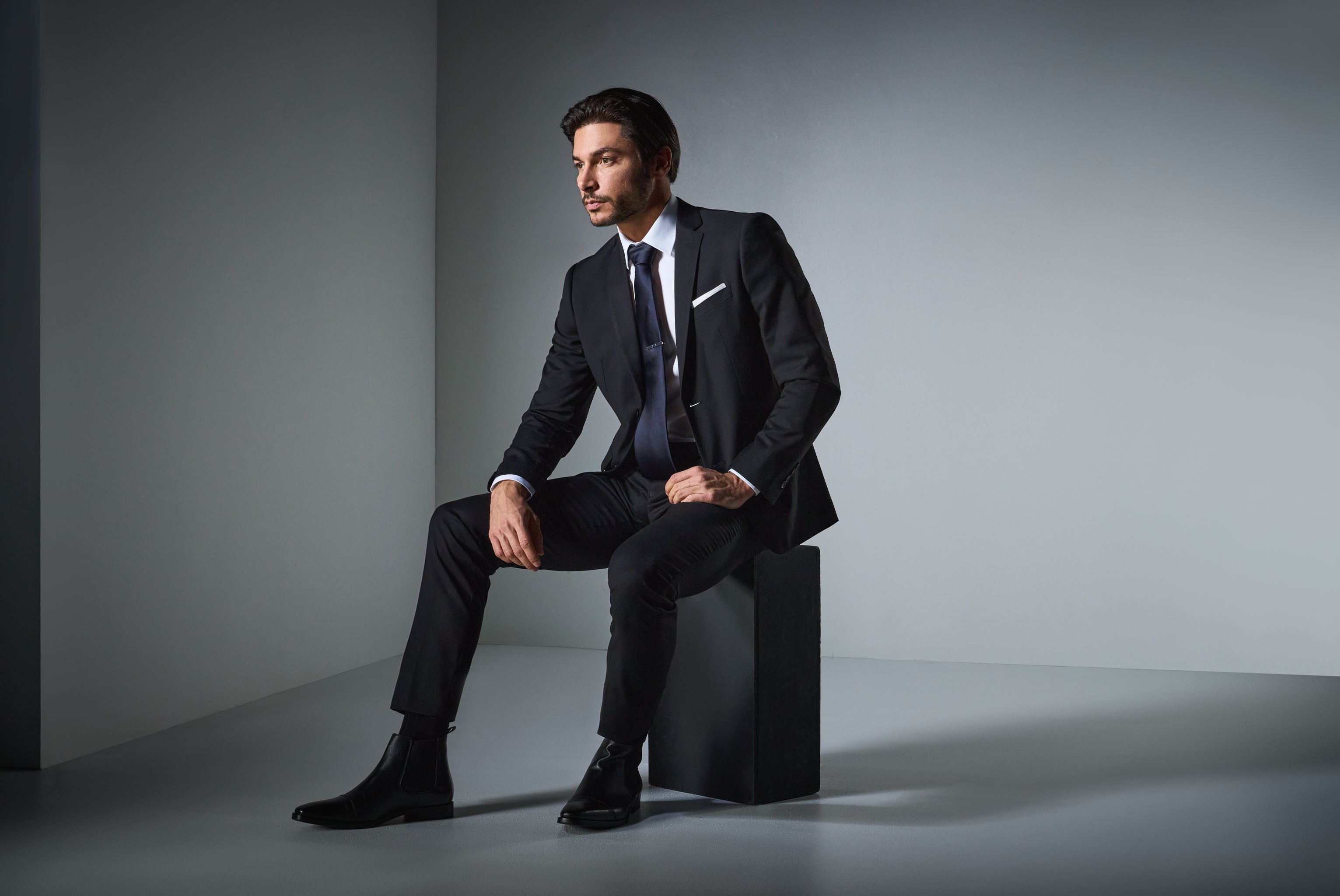 Classic Black 2 Button Suit Giorgio Men's Wear Classic Black 2 Button Suit Giorgio Men's Wear