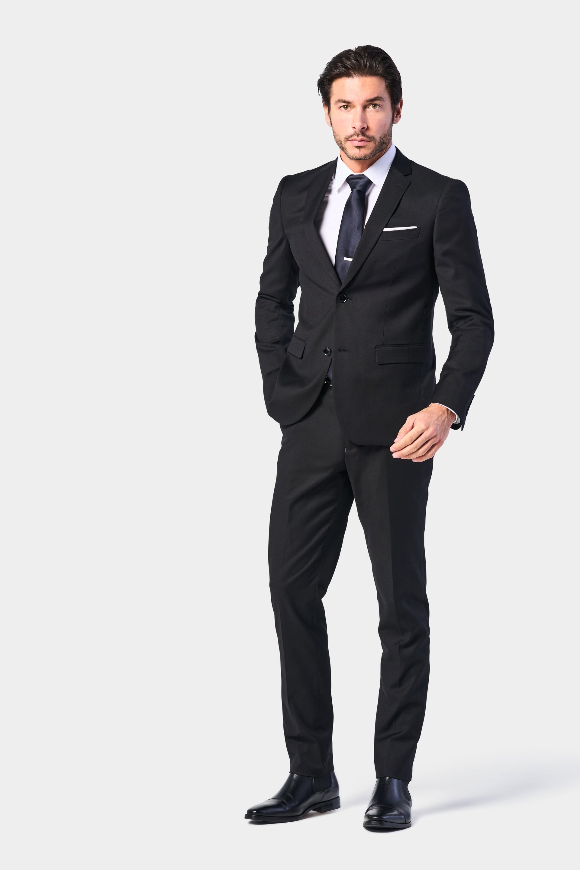 Classic Black 2 Button Suit Giorgio Men's Wear Classic Black 2 Button Suit Giorgio Men's Wear