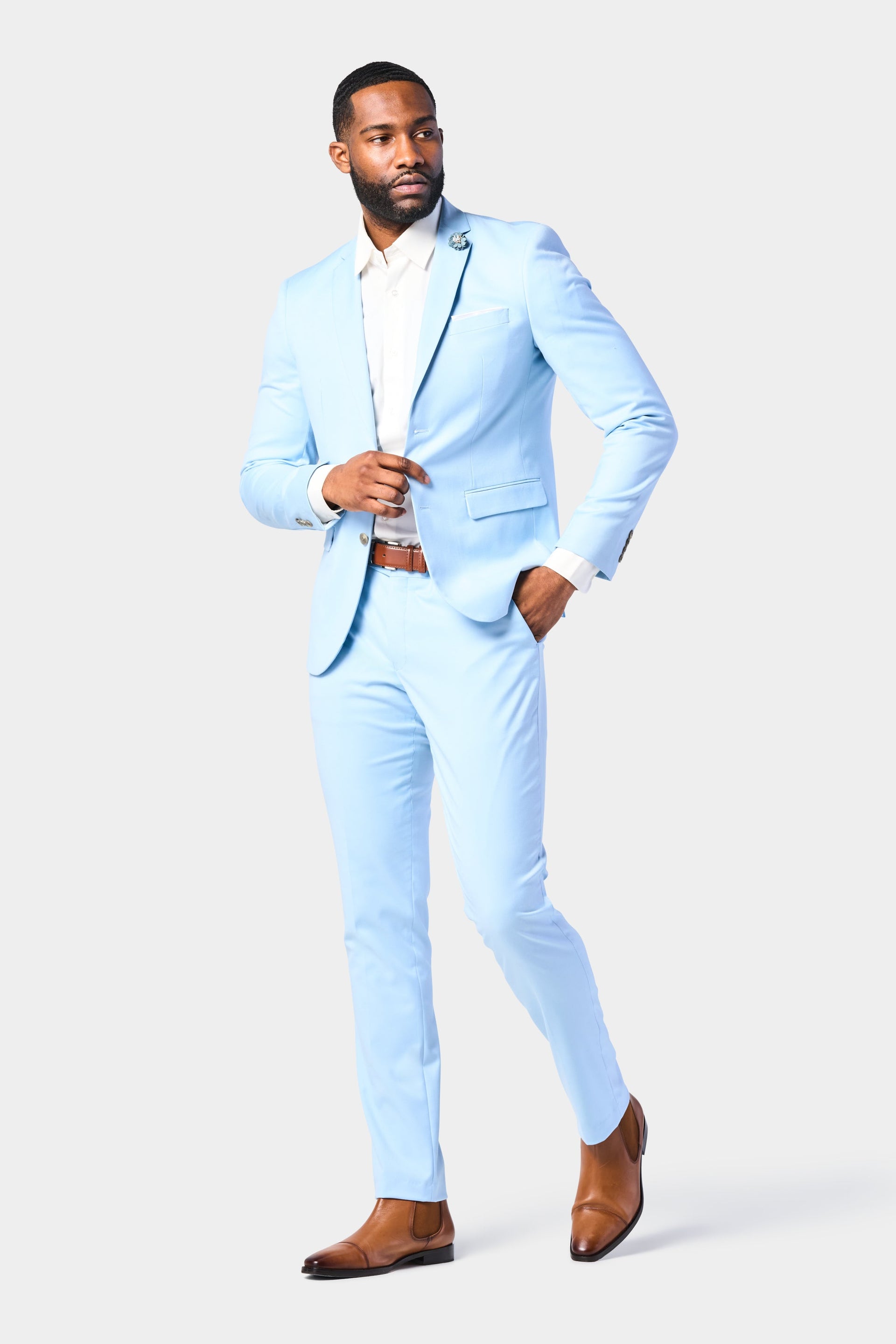 Sky Blue 2 Button Suit - Giorgio Men's Wear - Chattanooga, TN Sky Blue 2 Button Suit - Giorgio Men's Wear - Chattanooga, TN