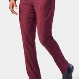 Burgundy 2 Button Suit