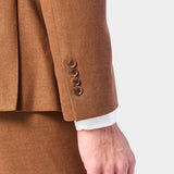 Rust Brown Flannel 3 Piece Suit