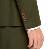 Olive Green 2 Button Suit