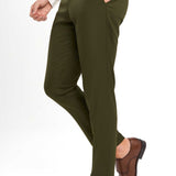 Olive Green 2 Button Suit