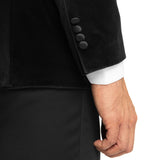 Black Velvet Shawl Lapel Tuxedo