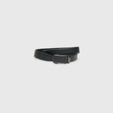 Black Leather Dress Belt