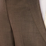 Brown Sharkskin 2 Button Suit