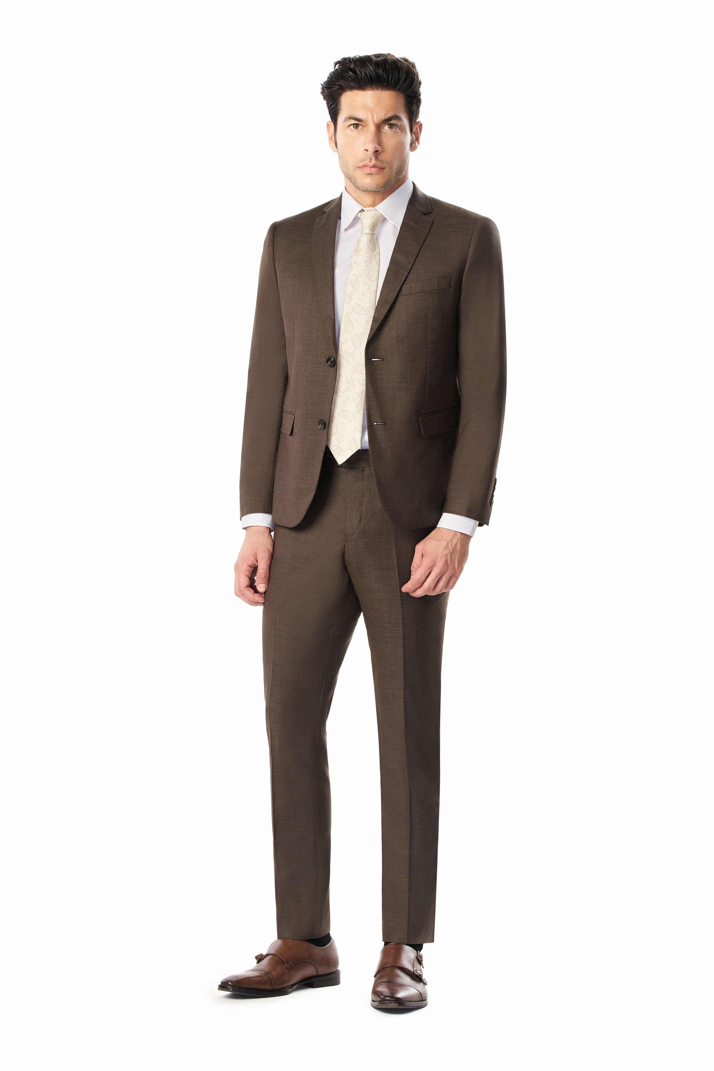 Brown Sharkskin 2 Button Suit - Giorgio Men's Wear - Chattanooga, TN Brown Sharkskin 2 Button Suit - Giorgio Men's Wear - Chattanooga, TN