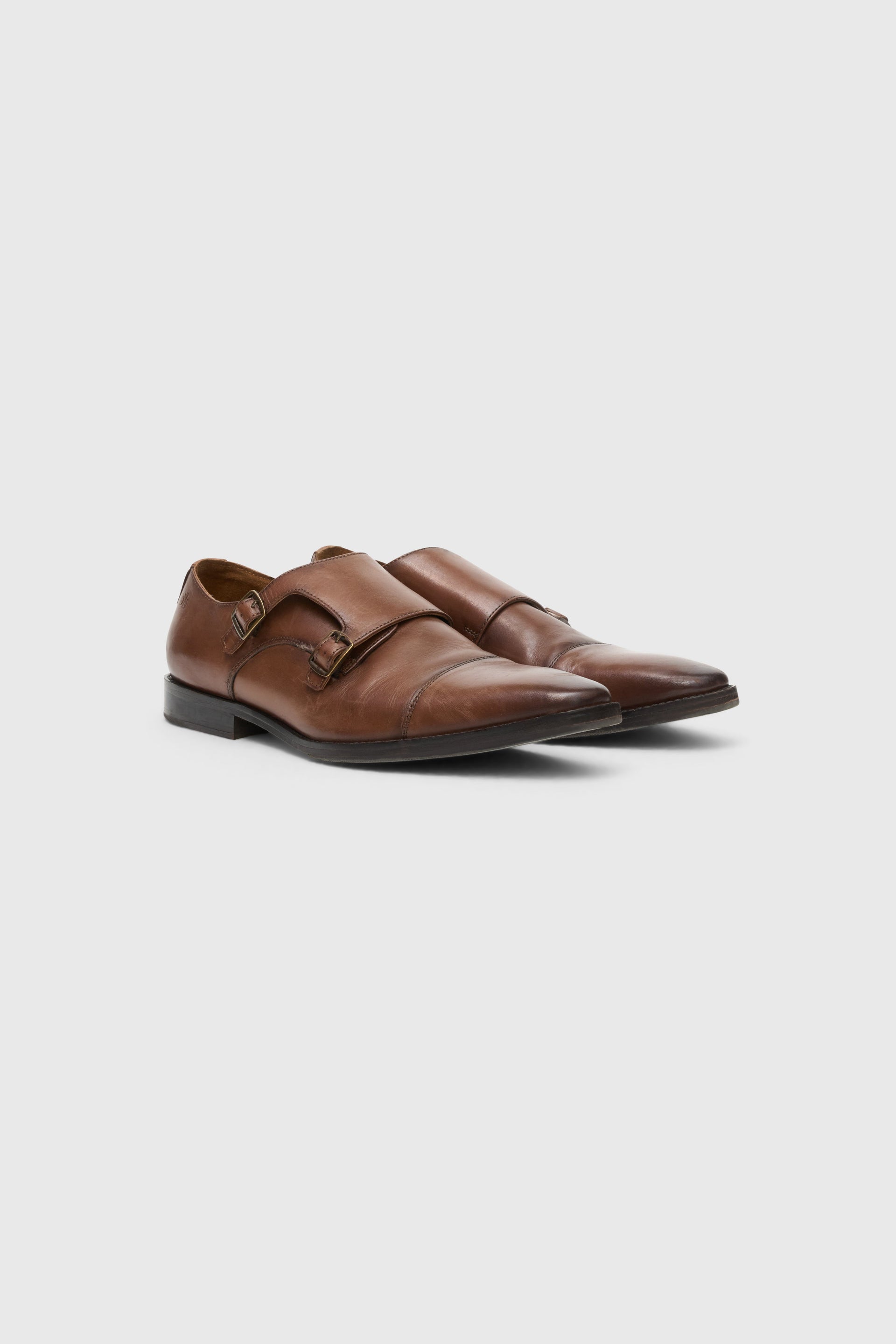 Double Monk Strap Chestnut Brown Shoes Giorgio Men's Wear Double Monk Strap Chestnut Brown Shoes Giorgio Men's Wear