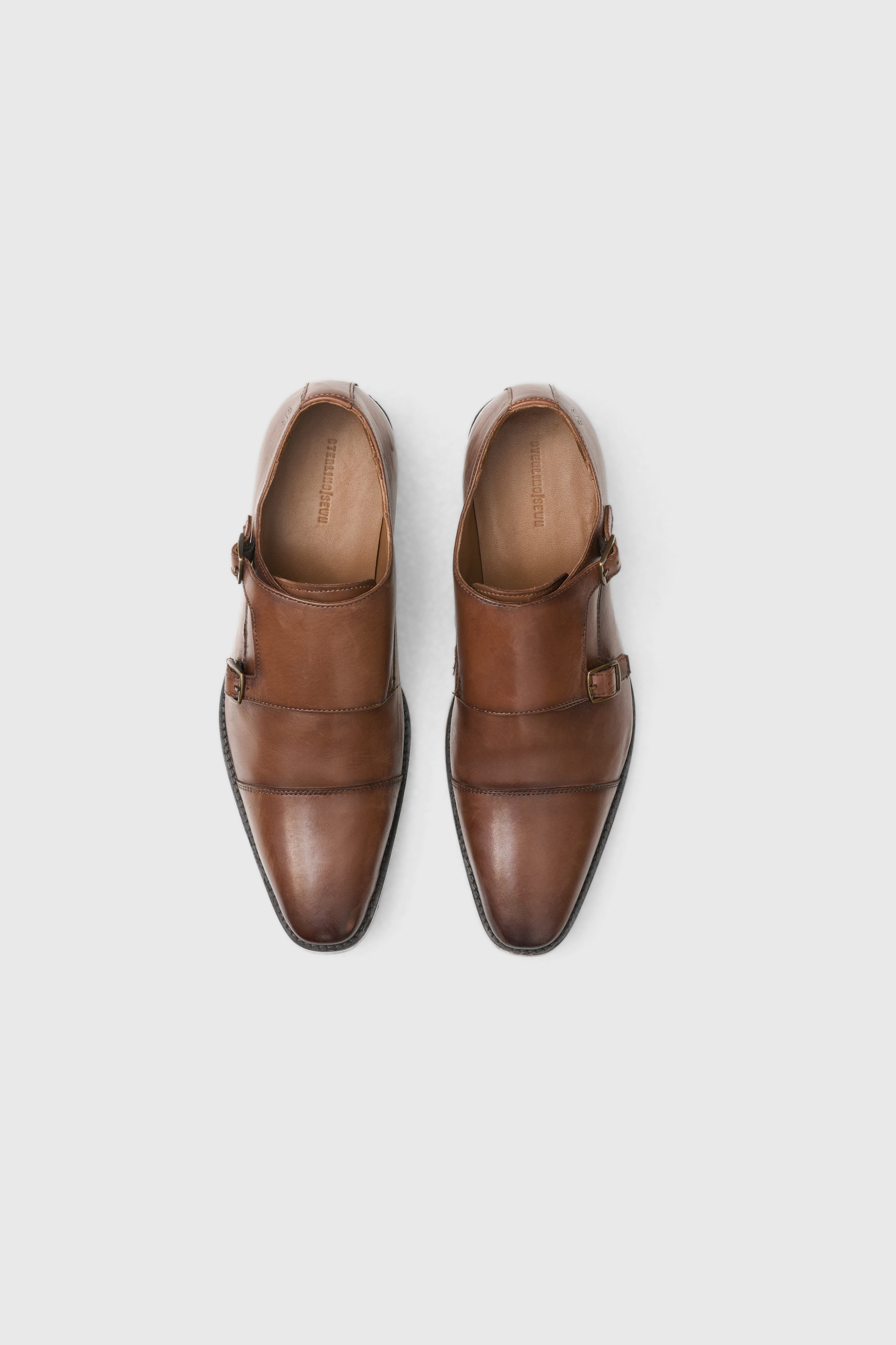 Double Monk Strap Chestnut Brown Shoes Giorgio Men's Wear Double Monk Strap Chestnut Brown Shoes Giorgio Men's Wear