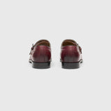 Bordeaux Monk Strap
