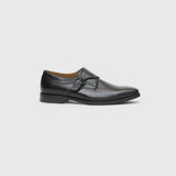 Black Monk Strap Shoes