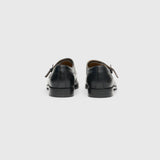 Black Monk Strap Shoes