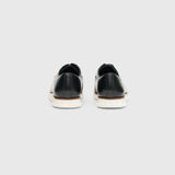 Urban Luxe Derby - Zero Leather Lace Up Black