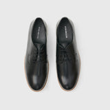Urban Luxe Derby - Zero Leather Lace Up Black
