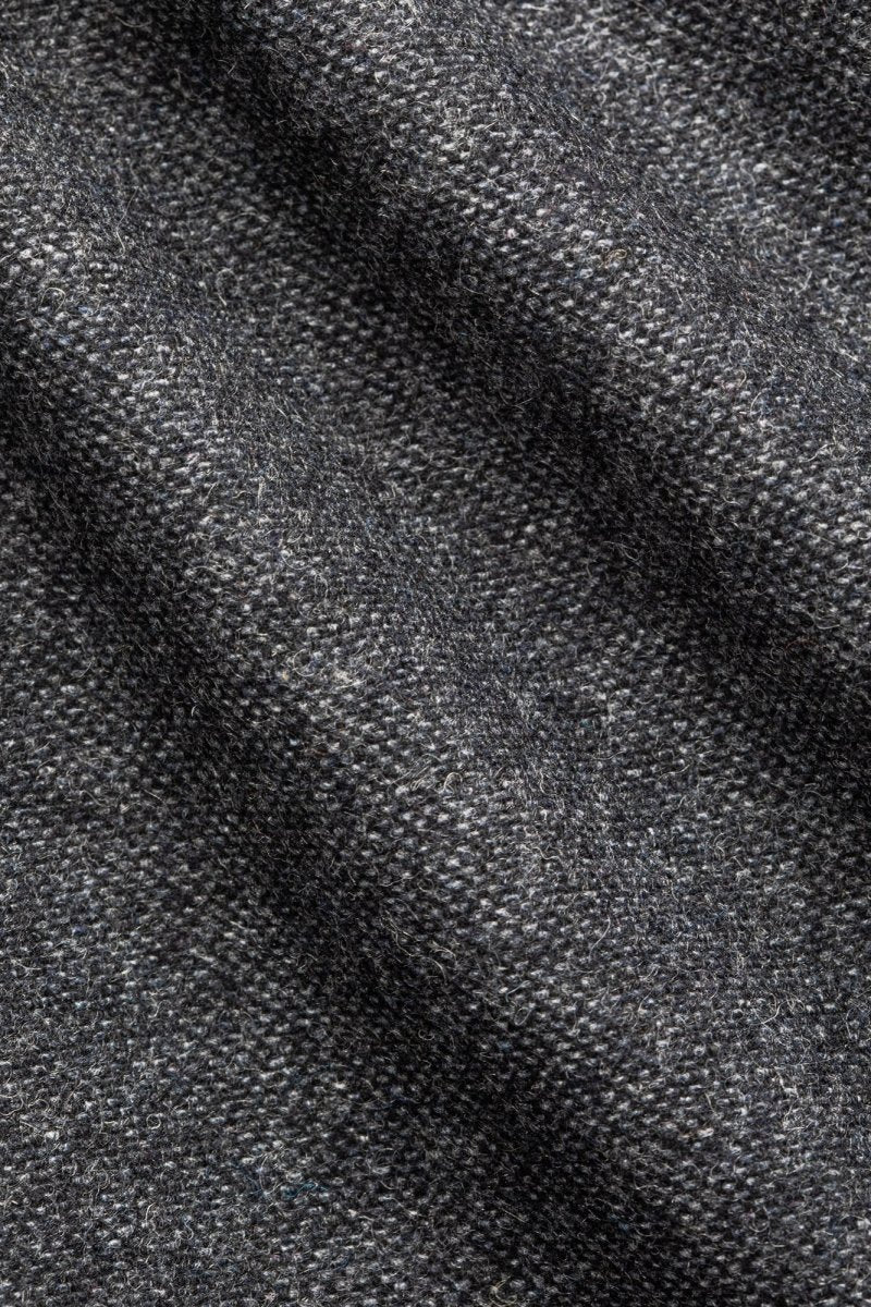 Charcoal Gray Tweed 3 Piece Suit - MenSuits