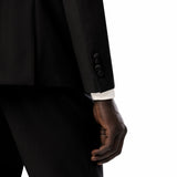 Classic Black Notch Lapel 2 Button Tuxedo