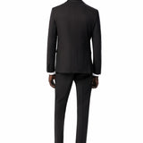 Classic Black Notch Lapel 2 Button Tuxedo
