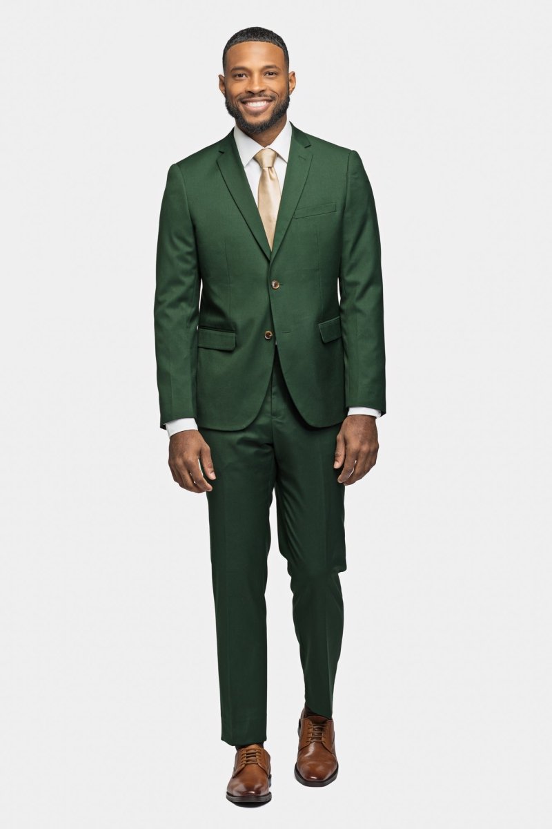 Forest Green 2 Button Suit - MenSuits