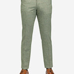 Light Green Tweed 3 Piece Suit - MenSuits