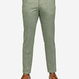 Light Green Tweed 3 Piece Suit - MenSuits