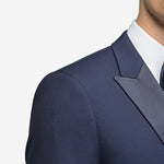 Navy Blue Peak Lapel Tuxedo - MenSuits