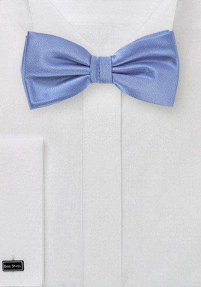 Periwinkle Solid Bowtie - Men Suits