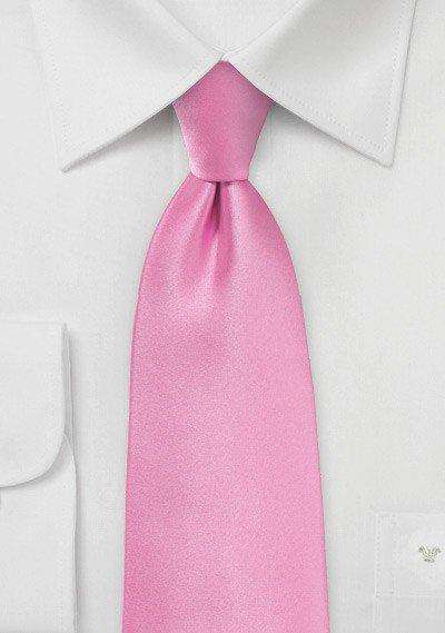 Carnation Solid Necktie - Men Suits