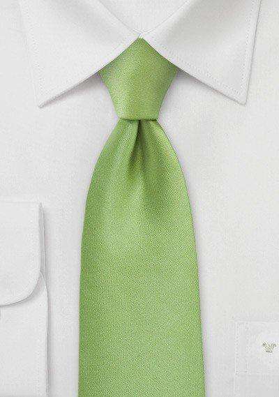 Green Tea Solid Necktie - Men Suits