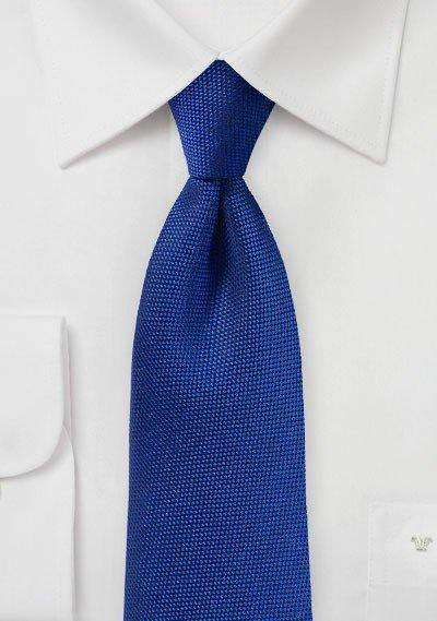 Marine Blue MicroTexture Necktie - Men Suits