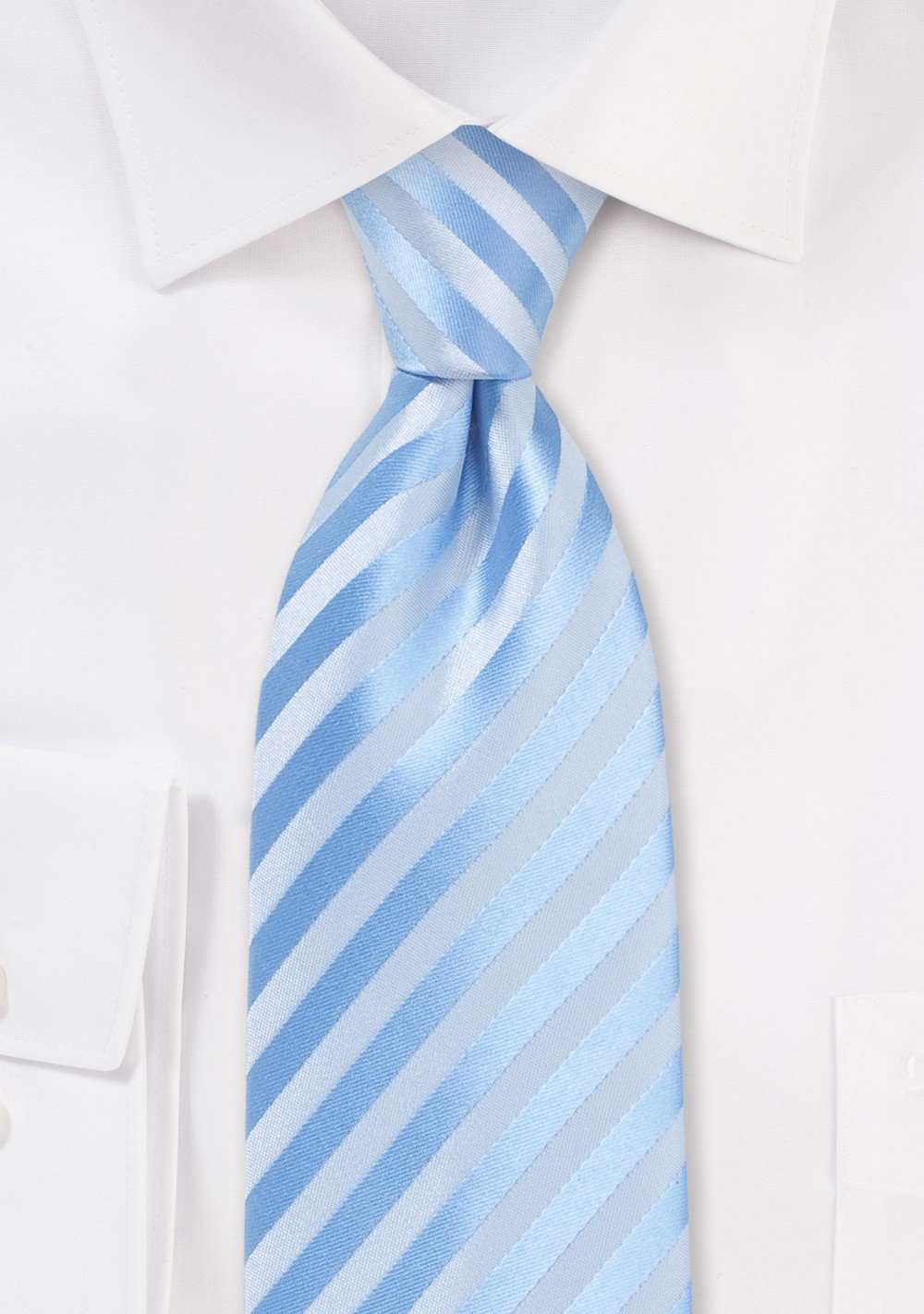 Capri Narrow Striped Necktie - Men Suits