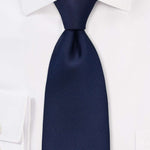 Midnight Blue MicroTexture Necktie - Men Suits