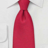 Bright Red MicroTexture Necktie - Men Suits