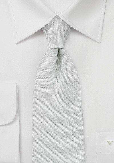 Ivory MicroTexture Necktie - Men Suits
