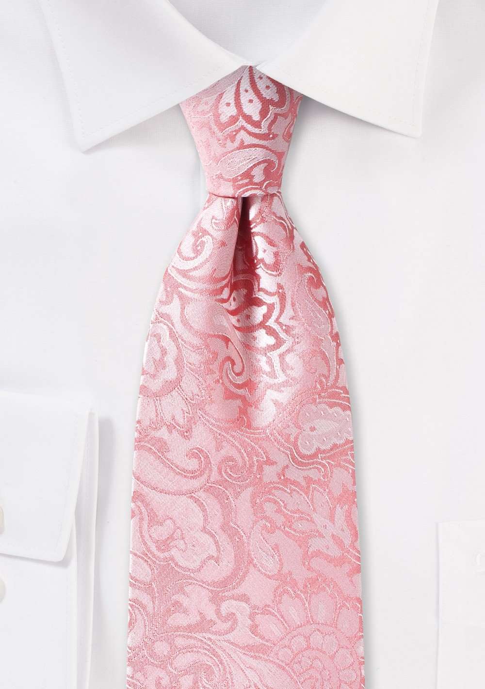 Tulip Floral Paisley Necktie - Men Suits