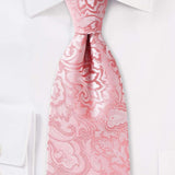 Tulip Floral Paisley Necktie - Men Suits