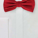 Cherry Red Small Texture Bowtie - Men Suits