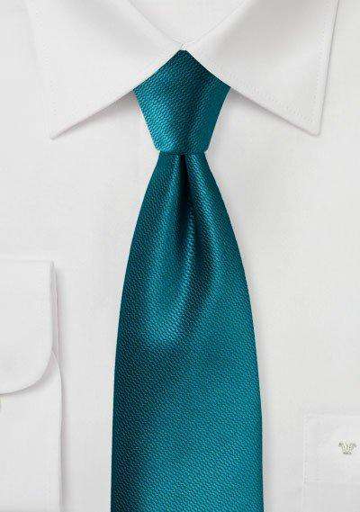 Tealness Small Texture Necktie - Men Suits