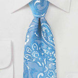 Blue Jay Proper Paisley Necktie - Men Suits