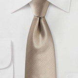 Golden Small Texture Necktie - Men Suits