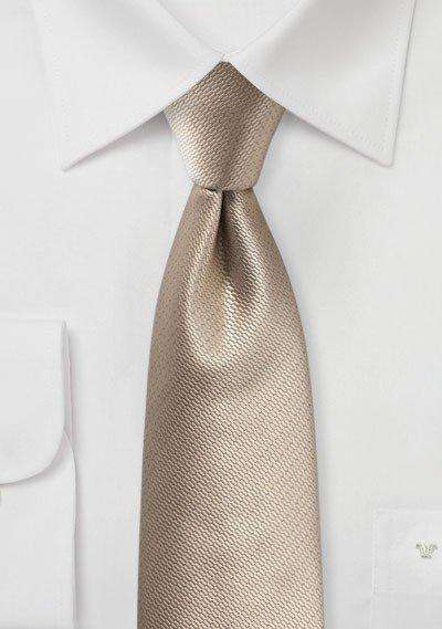 Golden Small Texture Necktie - Men Suits