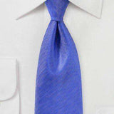 Marine Blue Herringbone Necktie - Men Suits