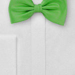 Kelly Green Solid Bowtie - Men Suits